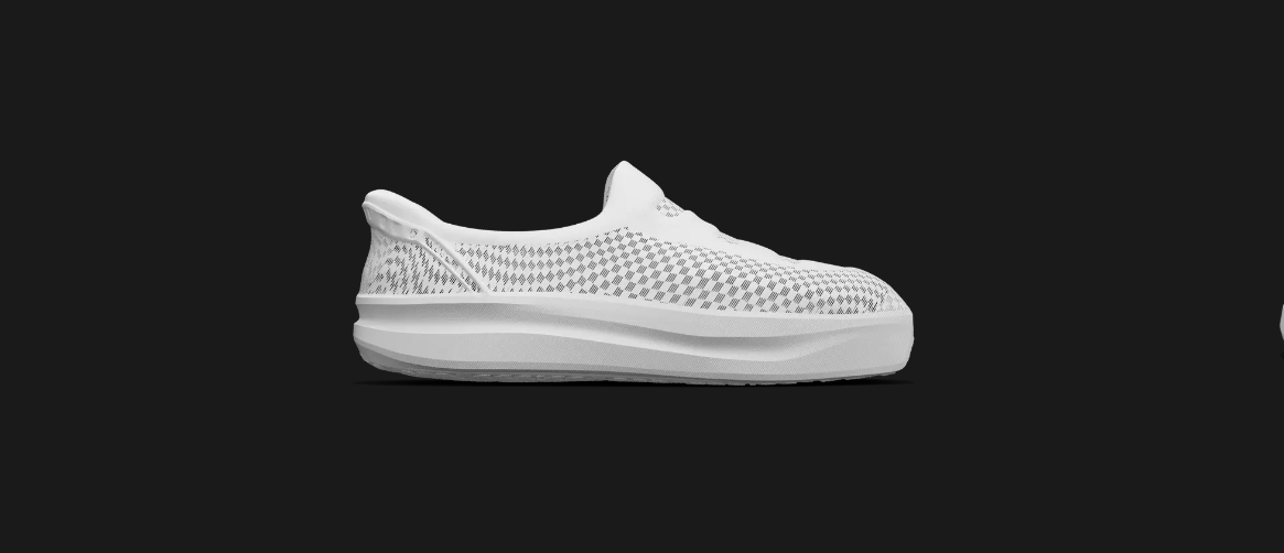 EASE 1 barefoot sneaker, side profile
